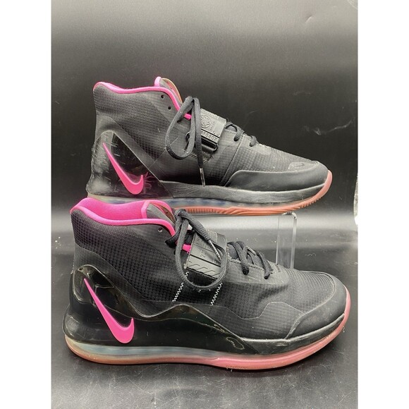 Nike Mens Air Force Max Basketball Shoes Black Pink AR0974-004 Mens Size 9 - Picture 1 of 7